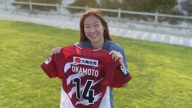 ラグビー部の岡元涼葉さん（４年Ａ類保健体育選修） ７人制ラグビー日本代表としてHSBC SVNS・パース大会で活躍