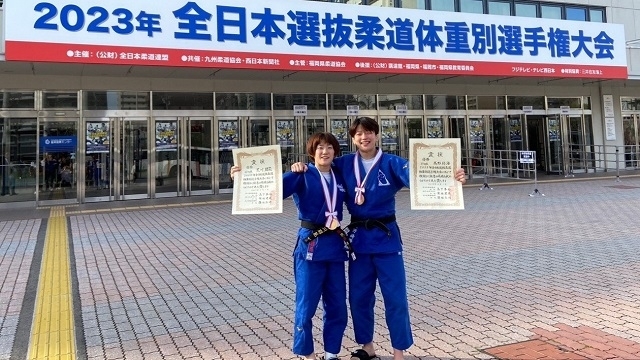 本学卒業生の荒川朋花さん、髙野綺海さんが全日本選抜柔道体重別選手権大会で優勝！