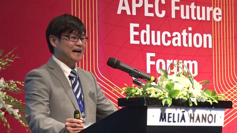 小森伸一准教授／学長補佐が「APEC Future Education Forum」で次世代教育研究推進機構プロジェクトの研究発表を行いました