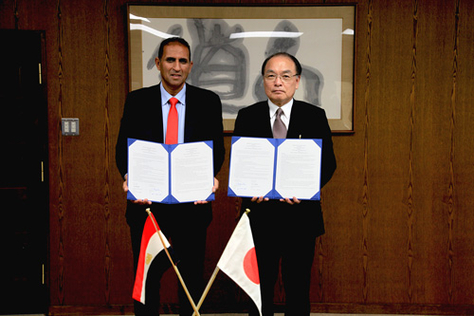 アスワン大学と学術・学生交流協定を締結しました