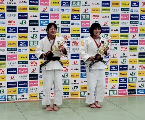 園田華菜さん(B類保健体育2年)が全日本ジュニア柔道体重別選手権大会で準優勝
