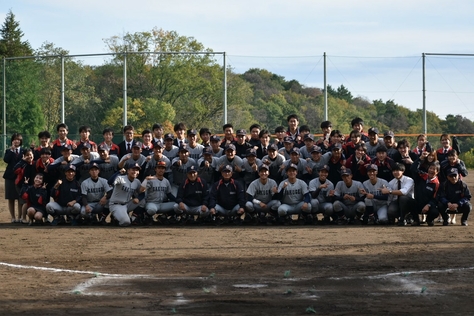 硬式野球部が東京新大学リーグ１部に復帰しました！