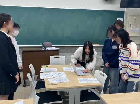 高校生が来学し日本語厳禁の英語の自主ゼミを1日体験！