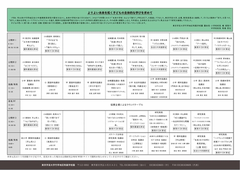 東京学芸大学附属学校・竹早地区 公開研究会『未来が切り拓く 子どもの主体性が活きる学び-子どもの主体性を支える手立て-』のご案内