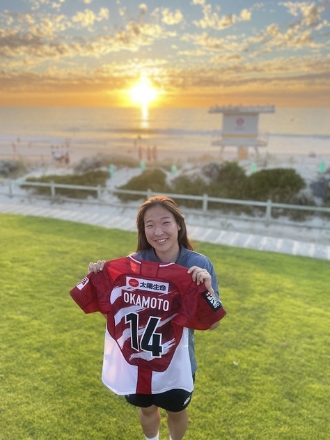 ラグビー部の岡元涼葉さん(4年A類保健体育選修) 7人制ラグビー日本代表としてHSBC SVNS・パース大会で活躍