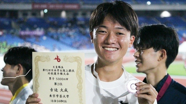 日本インカレ（陸上競技）3名の学生がメダルを獲得しました