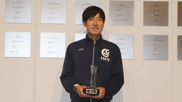 村手光樹さんが世界50傑突破賞（陸上競技）を受賞しました。
