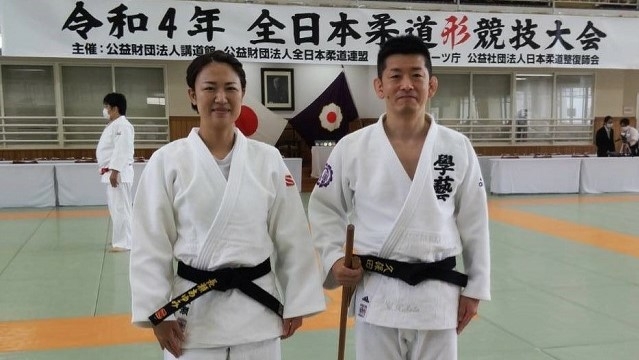 久保田浩史准教授（健康・スポーツ科学講座）が全日本柔道形競技大会で活躍しました