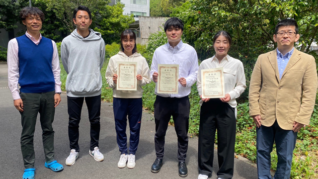 富沢恭子さん、豊田琢人さん、中川原知波さん（修士課程教育協働研究プログラム）の発表が日本体育測定評価学会第22回大会にて優秀発表に選定されました。