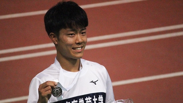 日本インカレ(陸上競技)、2名の学生が表彰台にてメダルを獲得